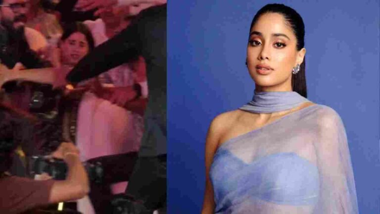 Janhvi Kapoor Scared After Fan Rushes Towards Ram Charan at ‘Peddi’ Event