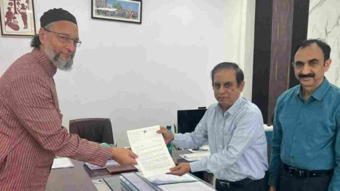 Asaduddin Owaisi Submits Representation To CEO, Expressed Concern On SIR