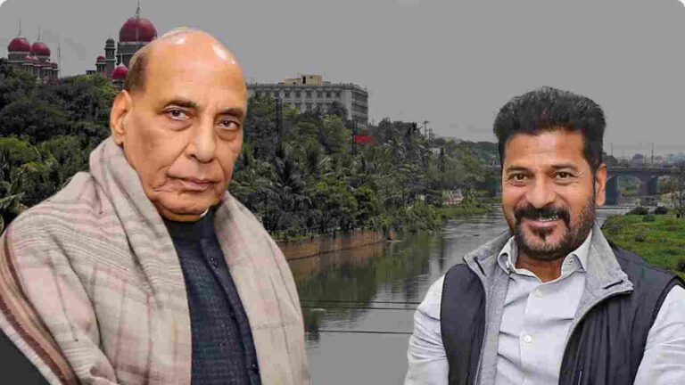 Central Approval For Development Of Musi Riverfront Revanth Thanks Rajnath Singh