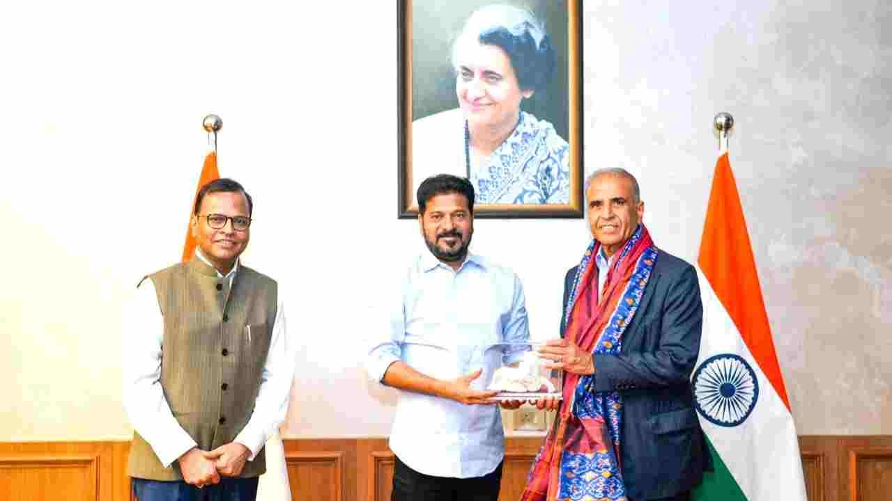 Sunil Bharti Mittal Meets CM Revanth Reddy, Eyes Major Expansion in Telangana