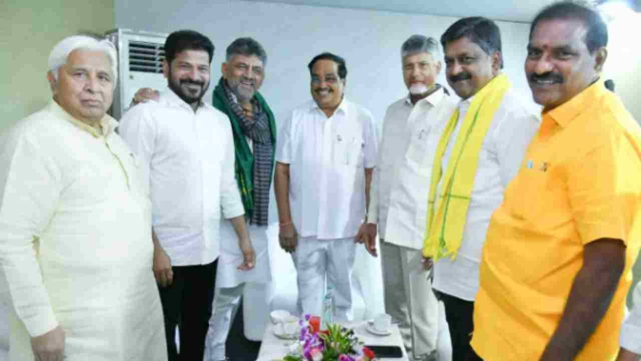 Tungabhadra gate launch: Telangana, AP, Karnataka CMs meet