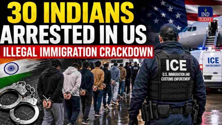30 Indians Arrested in US Illegal Immigration Crackdown