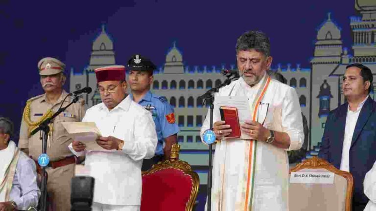 DK Shivakumar Sworn In As Karnataka Chief Minister
