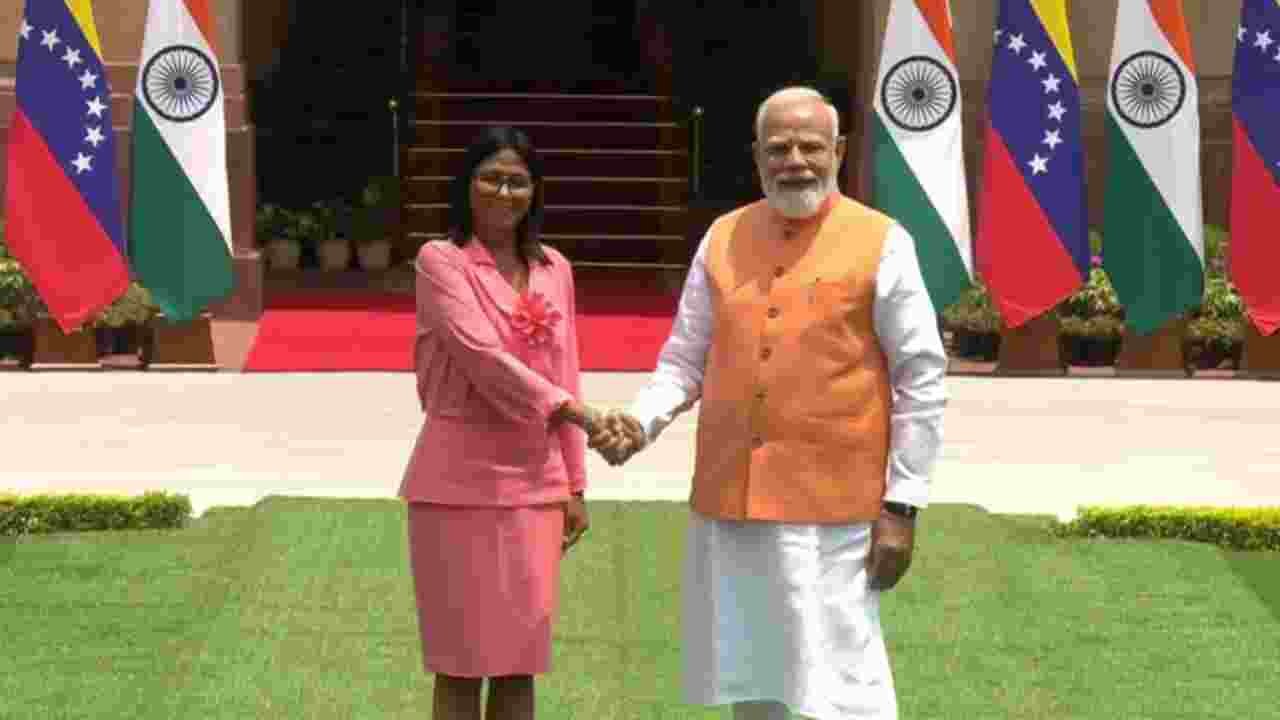 Modi, Delcy Rodriguez Hold Talks to Boost India Venezuela Ties