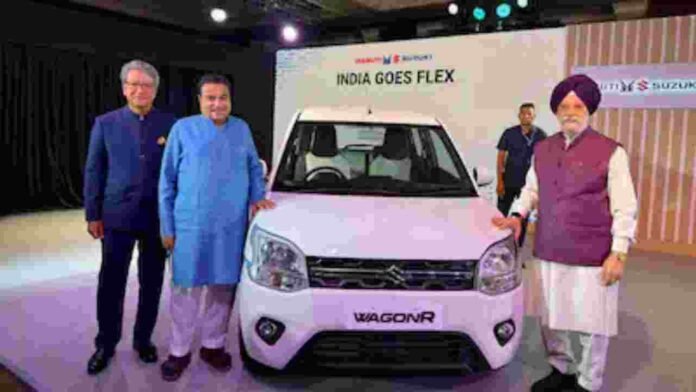 Maruti Unveils India's First Flex Fuel WagonR