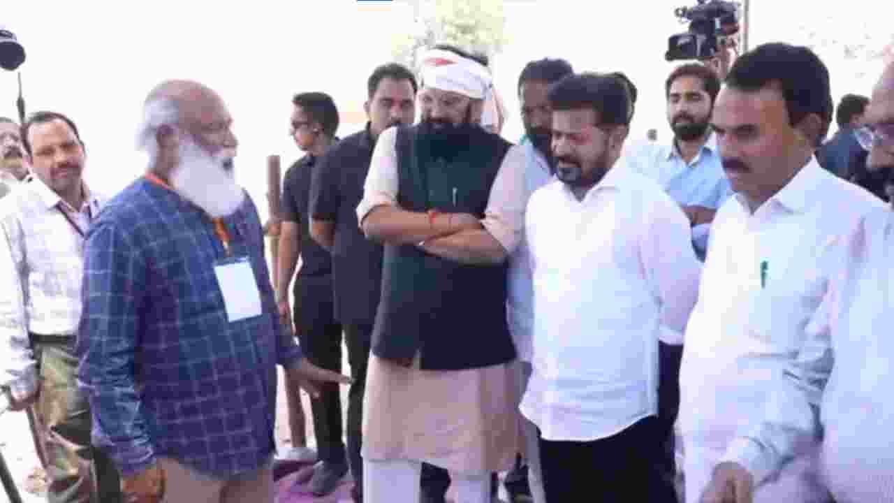 Revanth Reddy Reviews Palamuru Project, Promises Irrigation And Drinking Water