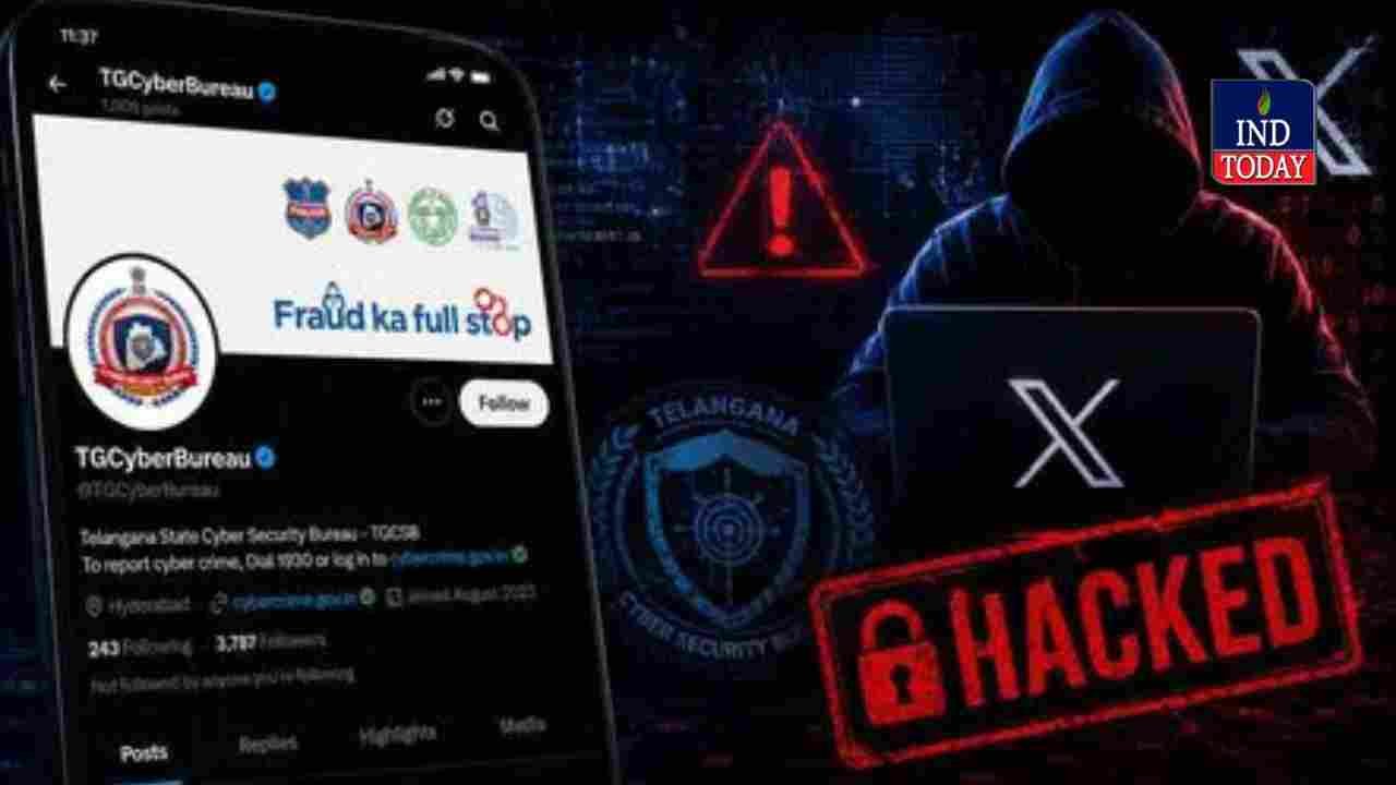 Telangana Cyber Security Bureau X Account Hacked