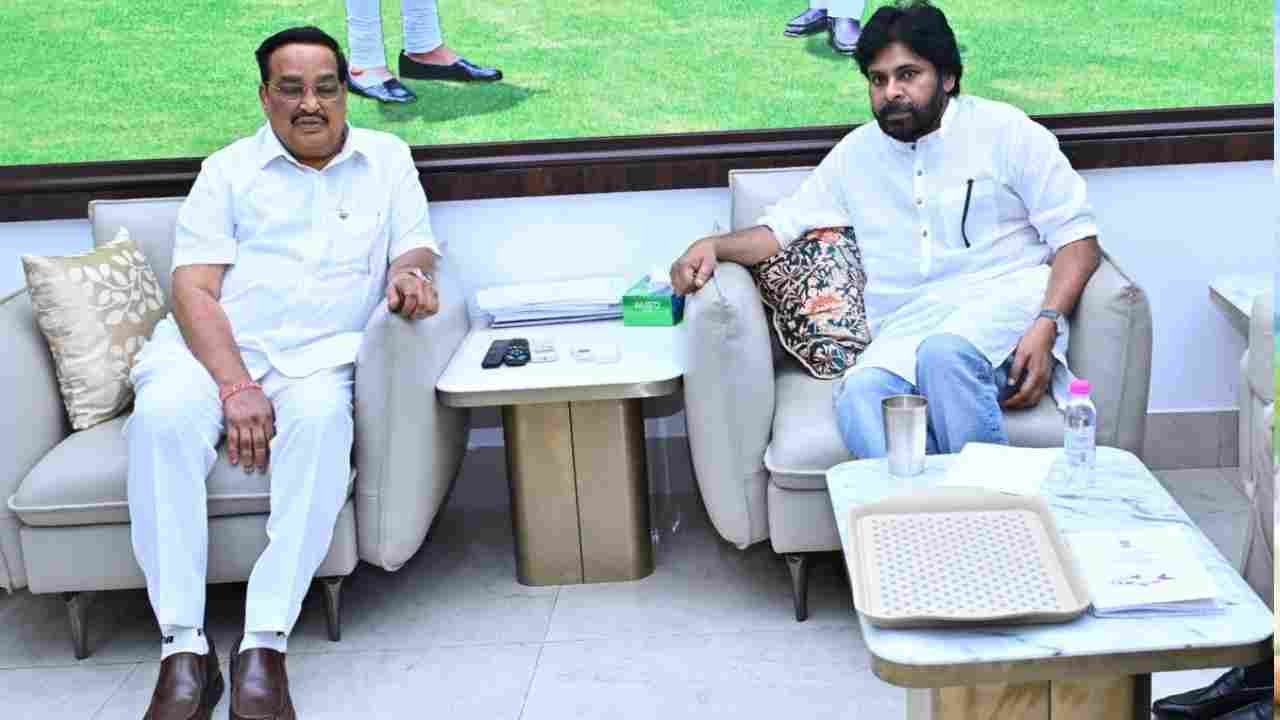 Pawan Kalyan Meets Union Minister CR Patil Over AP Water Concerns