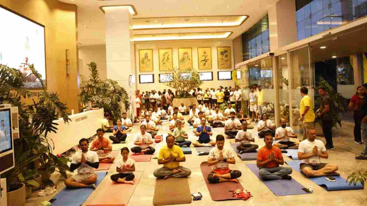 Yogathon 2026 held at Apollo Hospitals Financial District