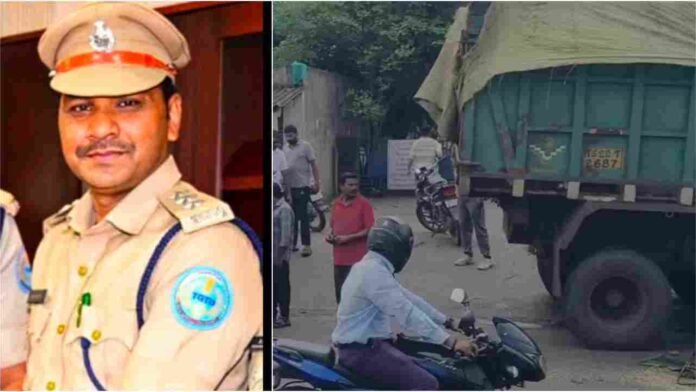 DTO Killed After Coal Tipper Lorry Hits During Vehicle Inspection In Bhupalpally