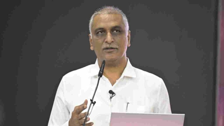 Harish Rao Urges Telangana Government To Protect Water Rights