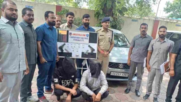 Two Arrested In Hyderabad With Country Made Pistols