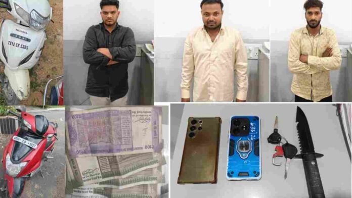 Mailardevpally Police Crack Auto Driver Robbery Case, Arrest Three
