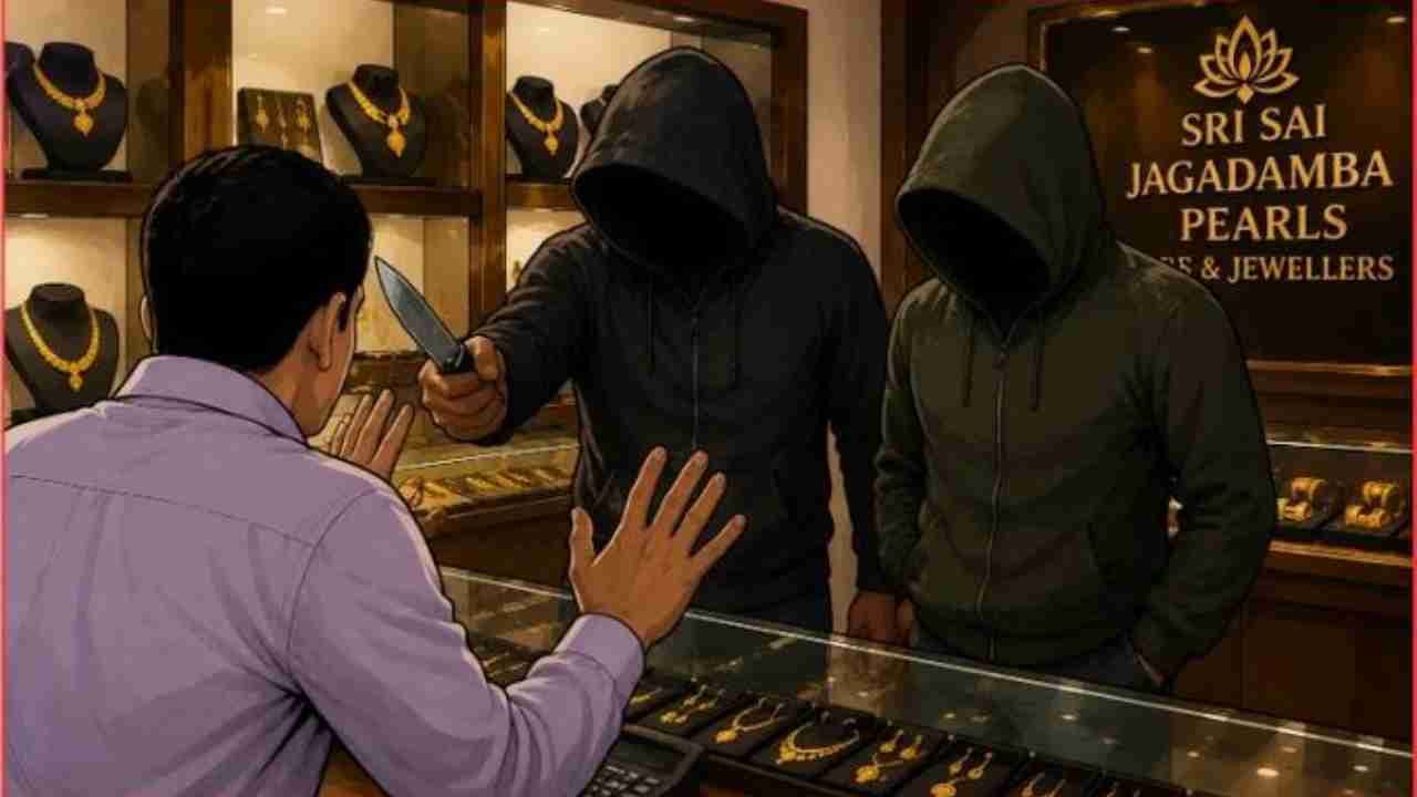 Rowdy Sheeters Threaten Jewellery Shop Manager At Knifepoint In Hyderabad