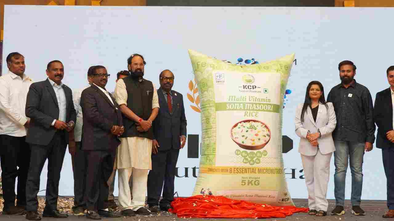 Minister Uttam Kumar Reddy Unveils KCP Nutri Poshan Fortified Rice, First Such Initiative in Telugu States