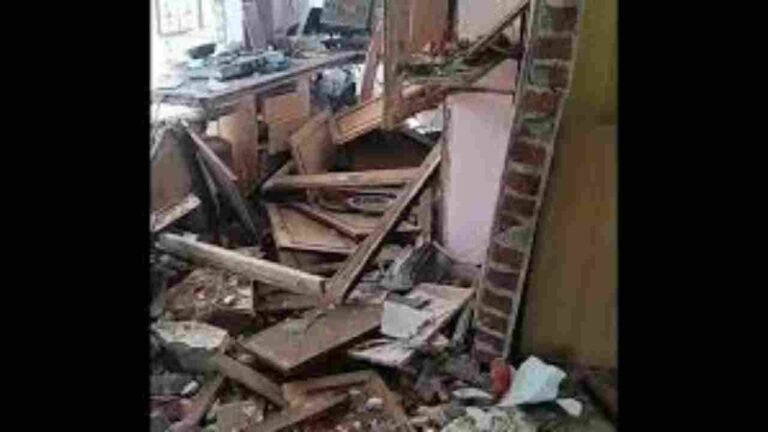 Major Accident Averted After Explosion Damages House In Saroornagar