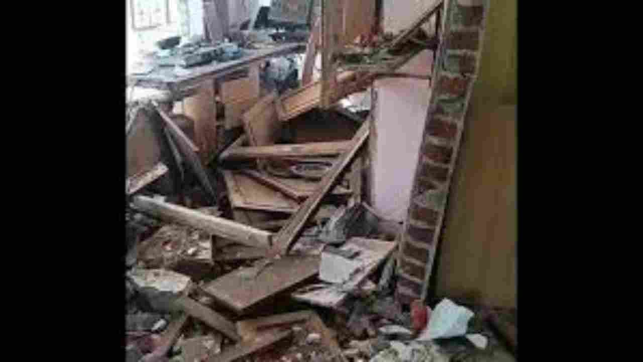 Major Accident Averted After Explosion Damages House In Saroornagar