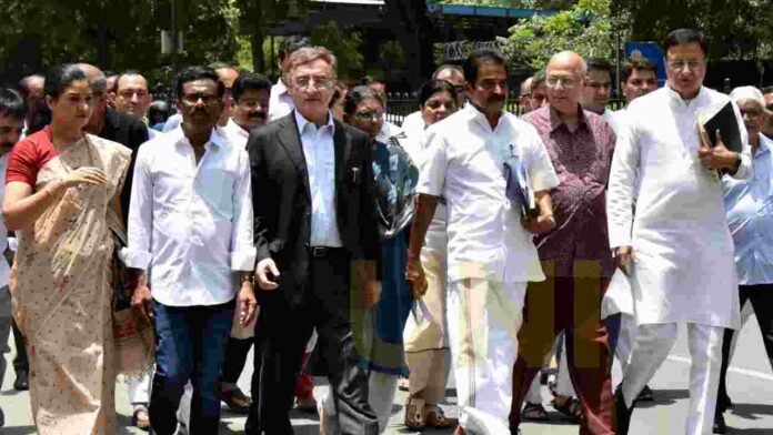 Top Congress Leaders meet EC; Meenakshi RS nomination wrongly rejected