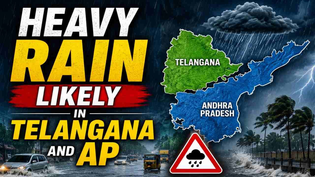 Heavy Rain Likely In Telangana And AP