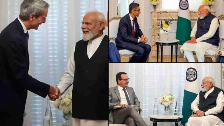 Modi Meets Global CEOs In Paris, Discusses Investment In India