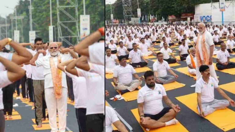 PM Modi Participated In The 12th International Yoga Day