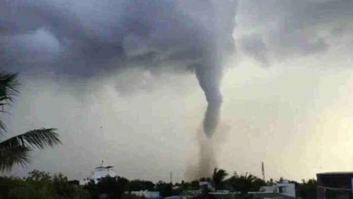 Massive Destruction In Tamil Nadu, Roofs And Equipment Of Houses Blown Off