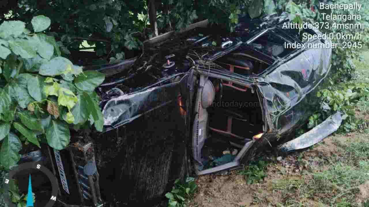 Bachupally Road Accident Kills Three Family Members