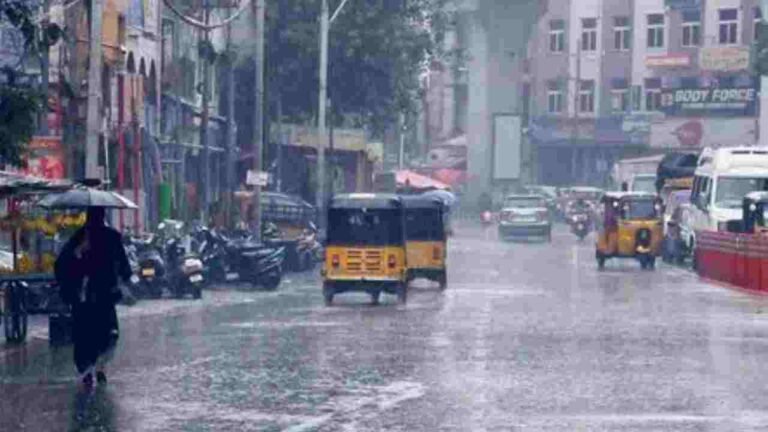 Hyderabad showers break three week dry spell