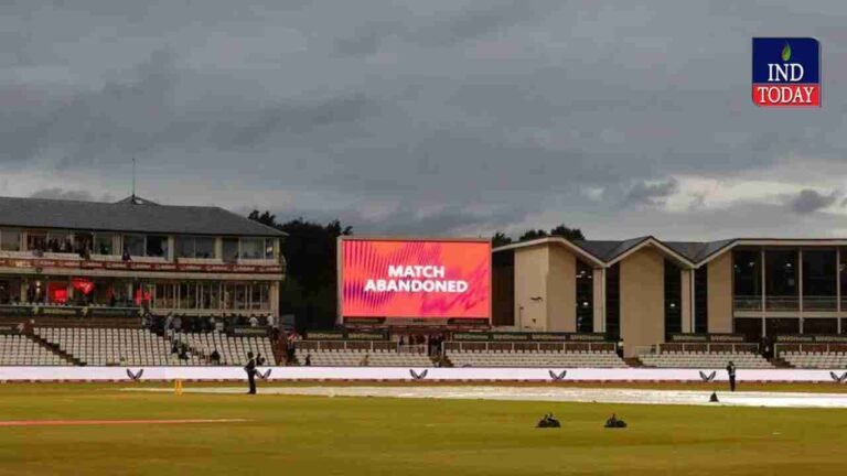 India England First T20I Abandoned After Rain Following India's 189