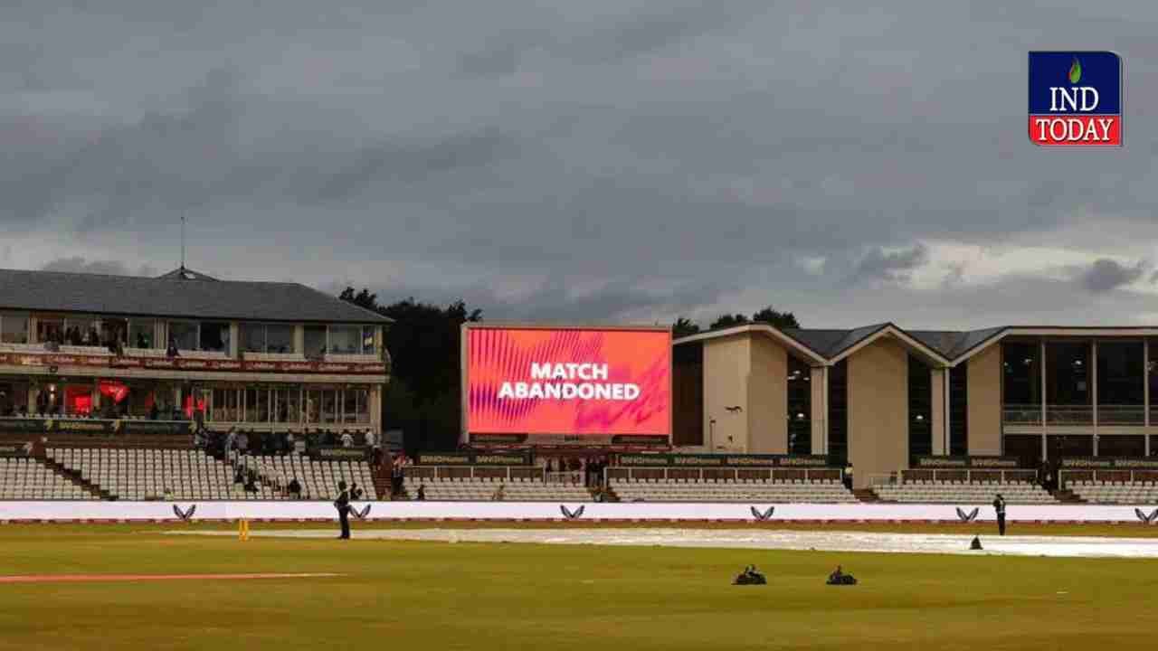 India England First T20I Abandoned After Rain Following India’s 189