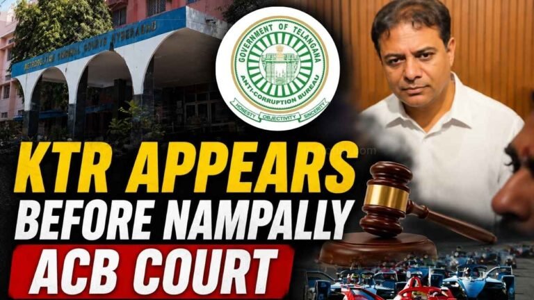 KTR Appears Before Nampally Court in Formula E Case