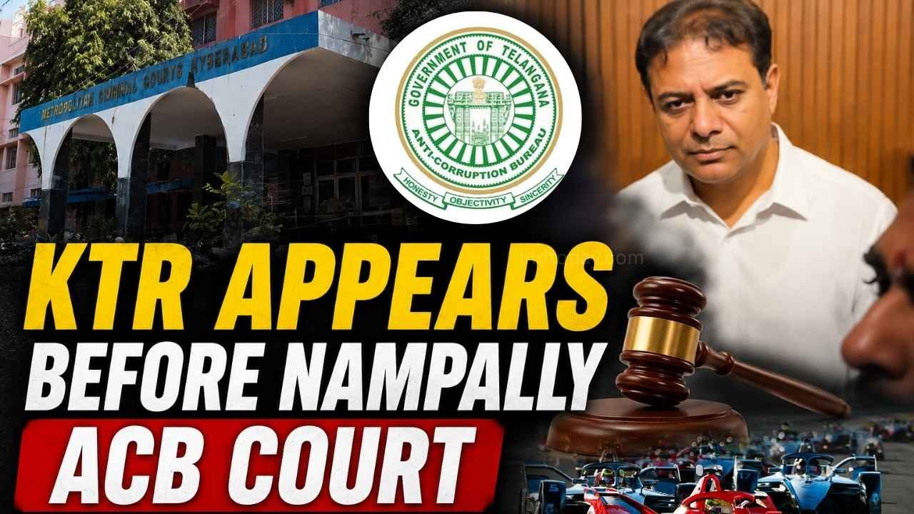 KTR Appears Before Nampally Court in Formula E Case