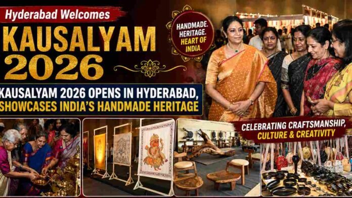 Kausalyam 2026 Opens in Hyderabad, Showcases India’s Handmade Heritage