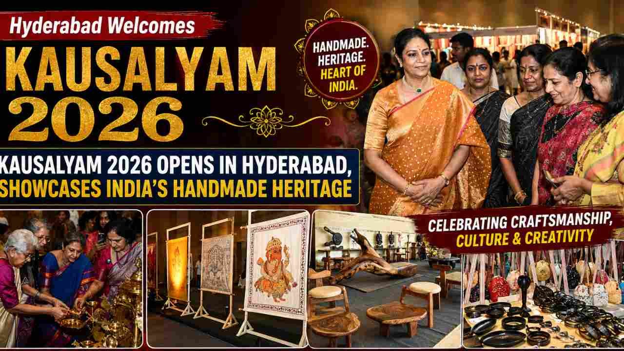 Kausalyam 2026 Opens in Hyderabad, Showcases India’s Handmade Heritage