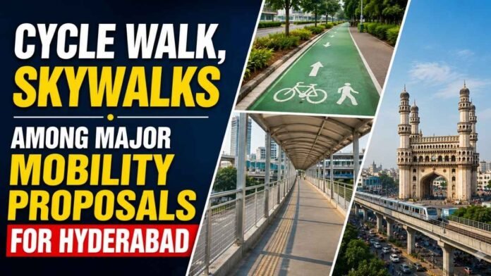 Cycle Walk, Skywalks Among Major Mobility Proposals for Hyderabad