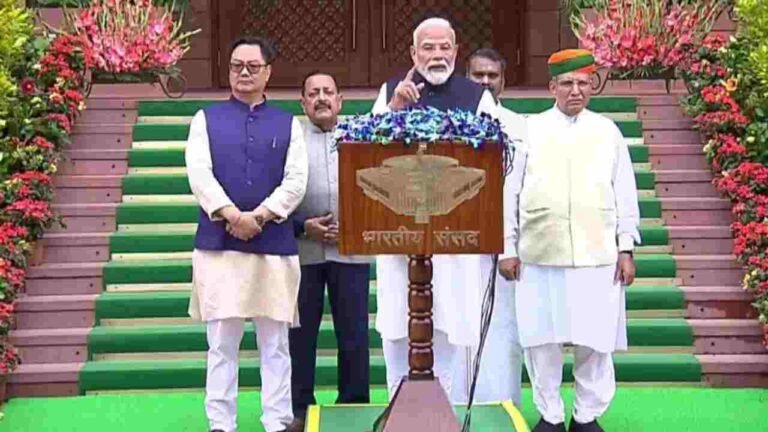 Monsoon Session PM Modi Hails India’s Youth Potential