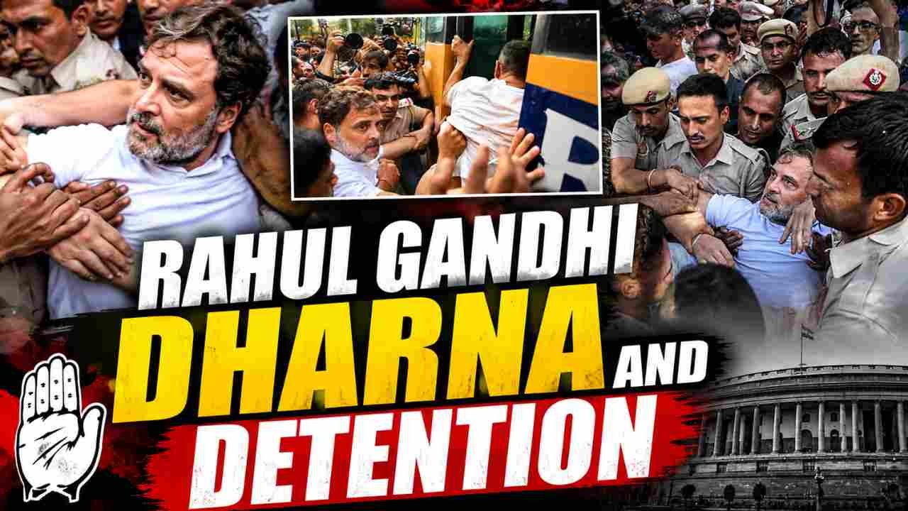 Rahul Gandhi Lists Five Demands After Dharna and Detention