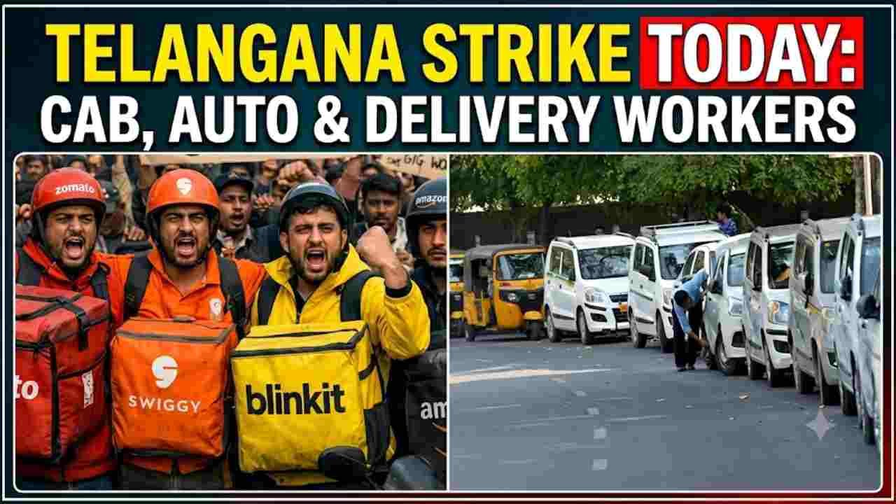 Telangana: Cab, Auto Drivers and Delivery Workers Strike Today