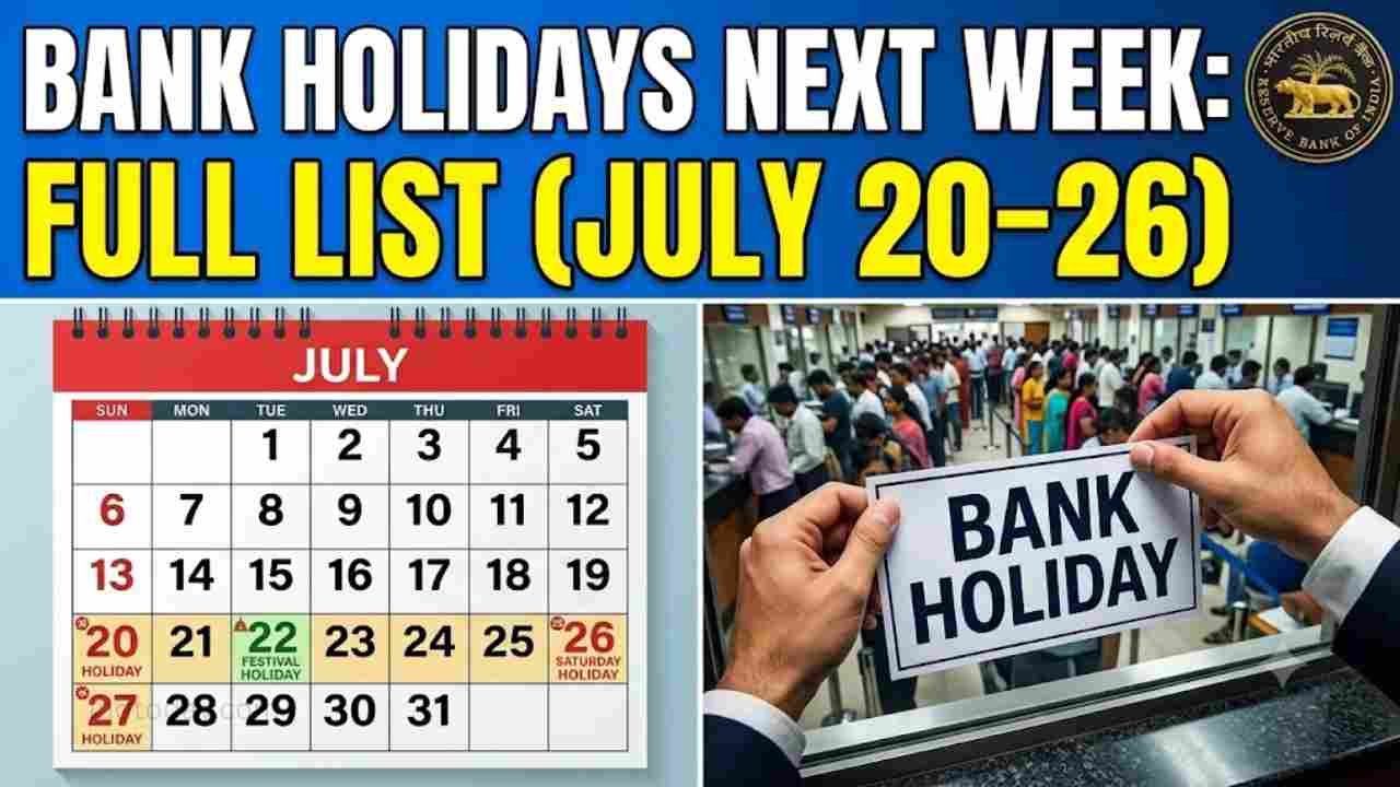 Bank Holidays Next Week: Bank Holiday List From July 20–26