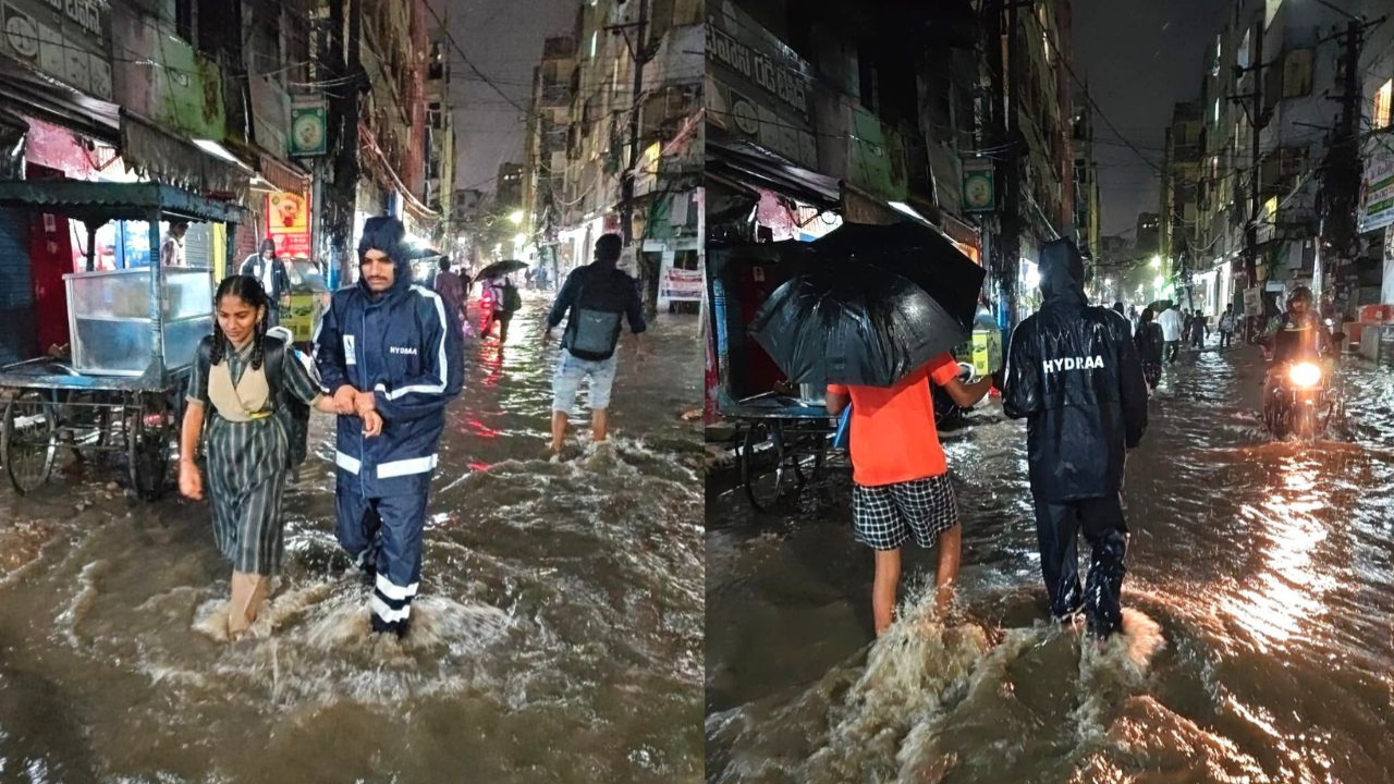 Hyderabad Rains Trigger Massive Traffic Snarls For Second Day