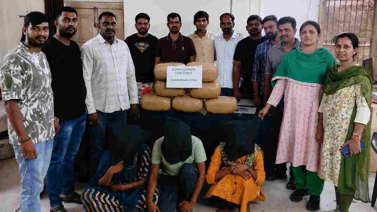 Interstate Ganja Smuggling Racket Busted In Hyderabad, Four Held With 23 Kg Cannabis