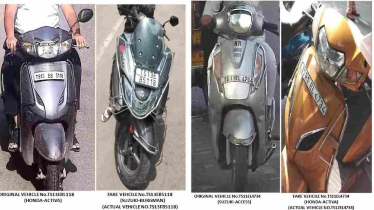 Hyderabad Traffic Police Cracked Down On Fake Number Plates