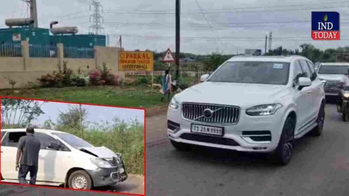 KTR Convoy Collision Injures MLC In Jangaon