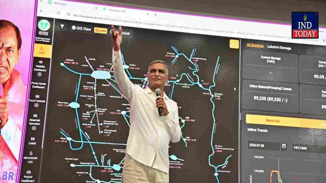 Harish Rao Challenges CM To Reveal Tummidihatti Agreement
