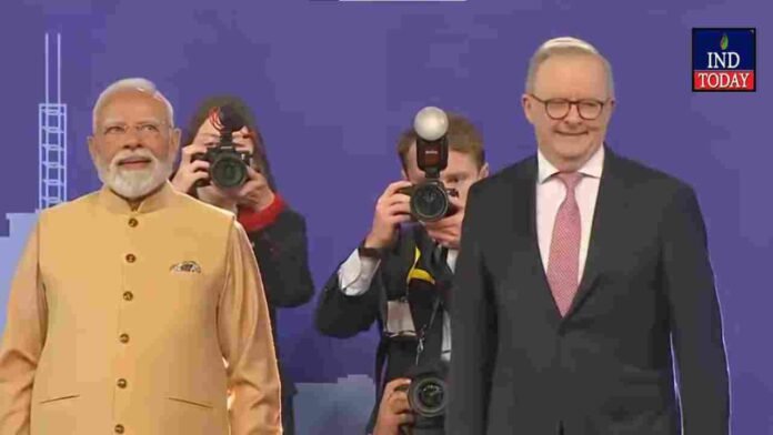 PM Modi Receives Grand Welcome At Melbourne Marvel Stadium