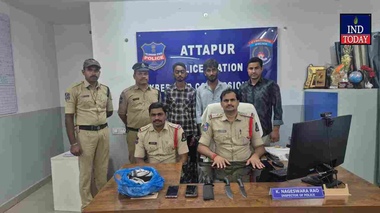 Attapur Police Arrests Two Over Rs.2,100 Wage Dispute Stabbing