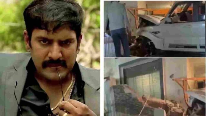 Speeding Car Crashes Into Actor Dharma Mahesh's House In Jubilee Hills