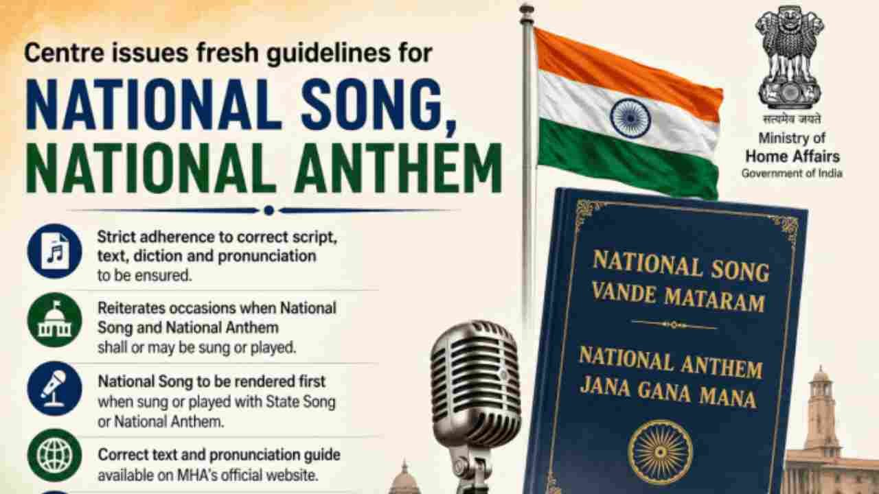 Centre Issues Guidelines On National Anthem And National Song