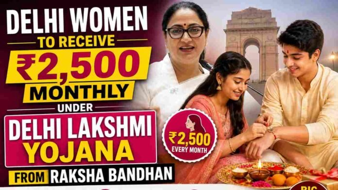 Delhi Women to Receive ₹2,500 Monthly from Raksha Bandhan