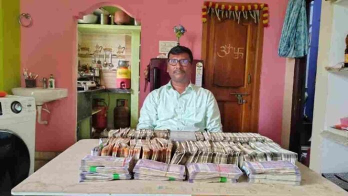 Municipal Engineer Arrested While Accepting Rs. 2 Lakh Bribe In Peddapalli